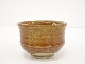 麦山造　飴釉茶碗